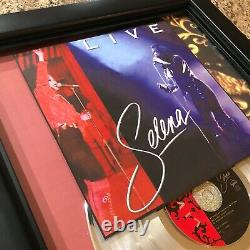 Selena Quintanilla (selena Live) CD Lp Record Vinyle Autographié Signé