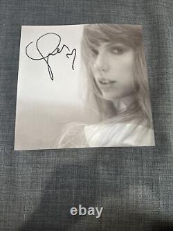 Signature à la main Taylor Swift Le Département des Poètes Torturés (TTPD) Vinyle avec CŒUR