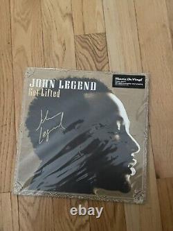 Signé Autographié John Legend Get Lifted Vinyl Lp