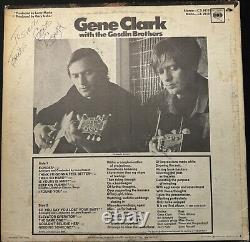 Signé Gene Clark avec les frères Gosdin 1967 MONO Byrds Vinyle LP JSA COA VG