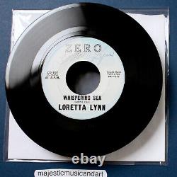 Signé Loretta Lynn Premier Disque Honky Tonk Girl 1960 Original Zero Ex Rare