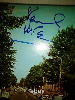 Signé Paul Mccartney Abbey Road Autographe Vinyl Record Jsa Loa