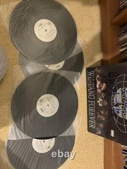 Signé Wu-tang Clan Wu-tang Forever 4x Vinyl First Pressing Lp Hip Hop 1997 Rare