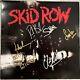 Skid Row Original Band Signé Debut Album Red Vinyl Certificat Hologramme 5 Sigs