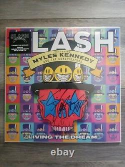 Slash Signed Living The Dream Vinyl Lp Myles Kennedy Guns N Roses Brand 2019