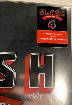 Slash signé 4 Vinyle Lithographie LP dédicacé (Guns N Roses) NEUF