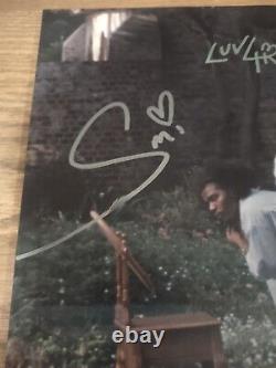 Smino Signed Luv 4 Rent Vinyl Lp Record Translucent Green Rare Autographe Proof