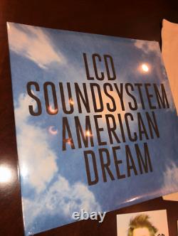 Système De Son LCD Autographié Signé Rare American Dream 2x Lp Vinyl Record Bundle