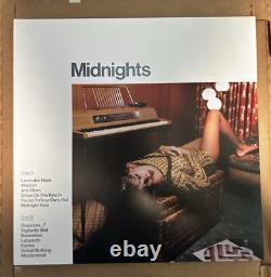 TAYLOR SWIFT Midnights Édition Verte Jade Vinyle Avec Photo Signée à La Main (+ Cœur)