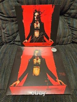 TX2 SIGNÉ Fin de Us Insérer Vinyle Scellé Autographié Auto Disque LP Rouge Noir