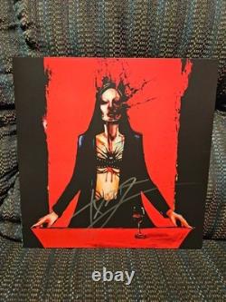 TX2 SIGNÉ Fin de Us Insérer Vinyle Scellé Autographié Auto Disque LP Rouge Noir