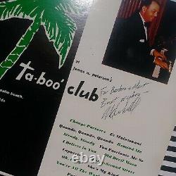Ta-boo Club Marshall Grant À James N Peterson's Tropical Vinyl Lp Record Signé
