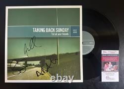 Taking Back Sunday Band Signé Tell All Your Friends Vinyle Album Jsa Coa
