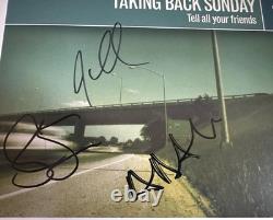 Taking Back Sunday Band Signé Tell All Your Friends Vinyle Album Jsa Coa