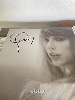Taylor Swift Le département des poètes tourmentés Vinyl LP avec insert signé à la main