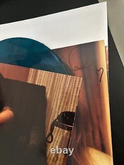 Taylor Swift Midnights Vinyl Avec Signature À La Main Photo Jade Green Heart Signature