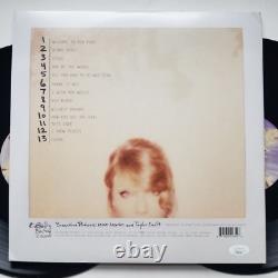 Taylor Swift Véritable signature à la main Vinyle 1989 JSA LOA Autographié RARE