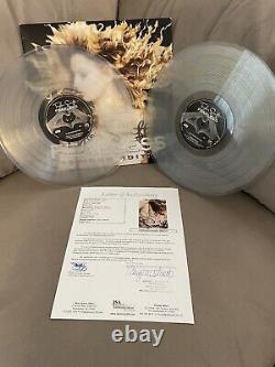 Taylor Swift a signé Fearless RSD Crystal Clear Metallic Gold JSA