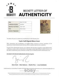 Taylor Swift a signé l'album vinyle LP 1989 avec un certificat d'authenticité de Beckett