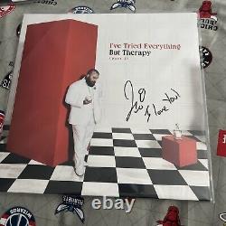 Teddy Swims a tout essayé Thérapie Vinyle Transparent Signé B&N