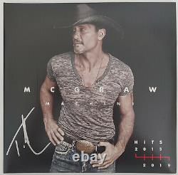 Tim McGraw a signé l'album vinyle Machine autographié Preuve exacte Beckett COA