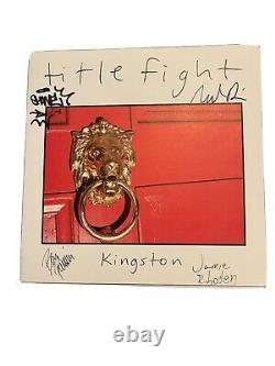 Titre Fight- Vinyl De Kingston (signé Par The Band!)