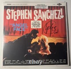 Titre traduit en français : 'Signé Stephen Sanchez Angel Face Couverture Autographiée ! Vinyle LP Neuf & Scellé'