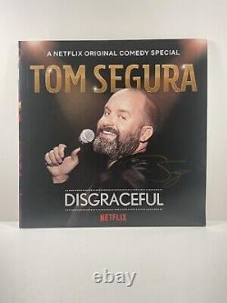 Tom Segura Disgraceful Vinyle Record OOP Signé Autographié Neuf