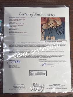 Trixie Mattel Barbara Vinyle Jaune Autographié LP Authentifié LOA JSA