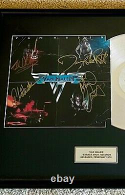 Van Halen 1978 Signé Album D'enregistrement Autographié Vinyl Premiere Presse Epperson Loa