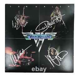 Van Halen 1 Signé Autographed Vinyl Album Eddie David Lee Roth