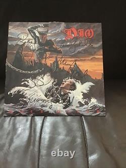Vinyl Records- Dio- Holy Diver Original 1983 Pressing, Signé Par Toute La Bande