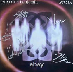 Vinyle Aurora signé et autographe de Breaking Benjamin