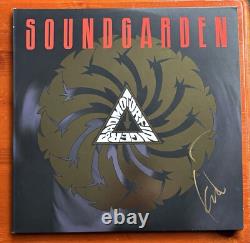Vinyle Badmotorfinger signé par Kim Thayil de Soundgarden