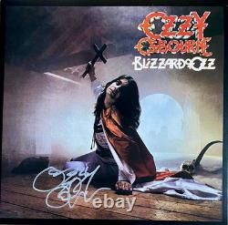 Vinyle Blizzard of Ozz signé et autographié par Ozzy Osbourne