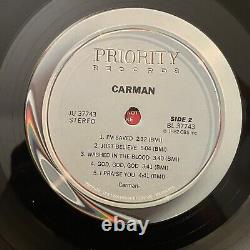 Vinyle Carman sans titre RARE 1982, à vendre uniquement lors du concert, signé NM