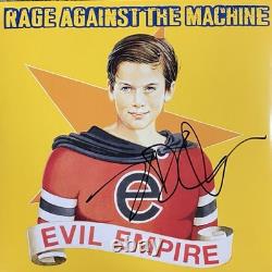 Vinyle Evil Empire de Rage Against the Machine signé par Zack De La Rocha