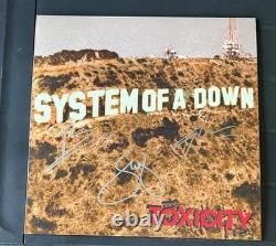Vinyle LP Authentique Signé System of A Down TOXICITY Certificat d'Authenticité Inclus