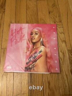 Vinyle LP 'Hot Pink' de Doja Cat signé et dédicacé