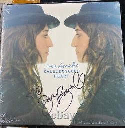 Vinyle LP 'Kaleidoscope Heart' de Sara Bareilles, AUTOGRAPHIÉ et SIGNÉ, sous blister.