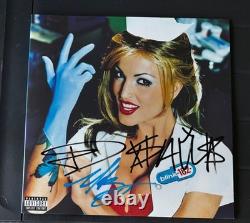 Vinyle LP authentique signé Blink 182 ENEMA OF THE STATE Certificat d'authenticité inclus