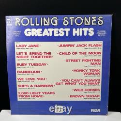 Vinyle LP des Rolling Stones signé par Mick Jagger, Keith Richards et Charlie Watts avec certificat d'authenticité