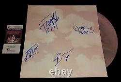 Vinyle LP signé TURNSTILE GLOW ON, édition limitée Pink Black Splatter /1500 avec certificat d'authenticité JSA.