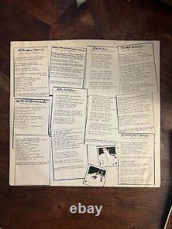 Vinyle LP signé par David Bowie Scary Monsters Super Creeps Record autographié.