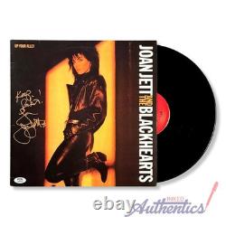 Vinyle LP signé par Joan Jett 'Up Your Alley' authentifié par PSA/DNA