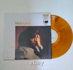 Vinyle Mahogany Signé à la Main de Taylor Swift Midnights