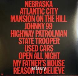 Vinyle Nebraska signé et autographié par Bruce Springsteen