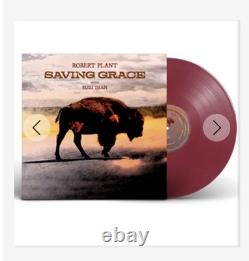 Vinyle Saving Grace signé par Robert Plant sur la couverture Autographe Fruit Punch Précommande