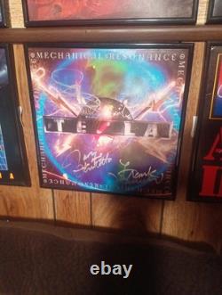 Vinyle de la Renaissance Mécanique de Tesla JSA # CD46636 signé par Jeff Troy Frank Brian