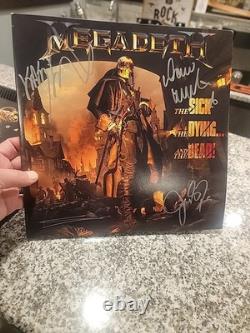 Vinyle dédicacé par Megadeth